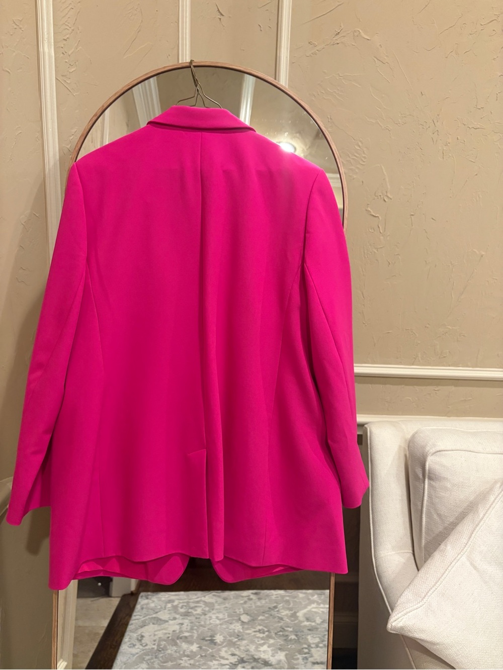 Women's Blazer Hot Pink- Express - Picture 2 of 9